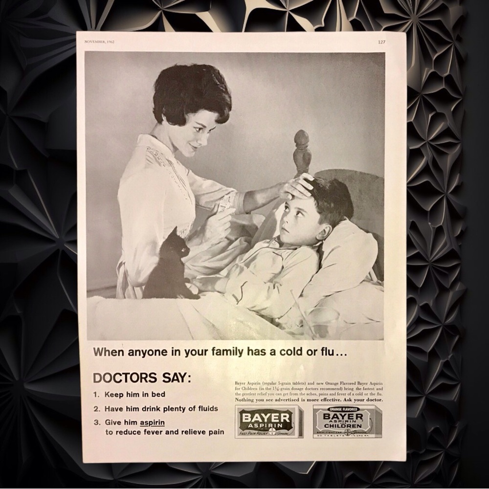 Vintage "Bayer for Children" Advertising Print